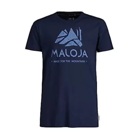 Pánske tričko Maloja M LIANTHANGM. , Night Sky LianthangM. Shirt by MALOJA je rýchloschnúce outdoorové tričko s veľkým, tónovým logom. Je preto ako stvorený pre všetkých milovníkov hôr.